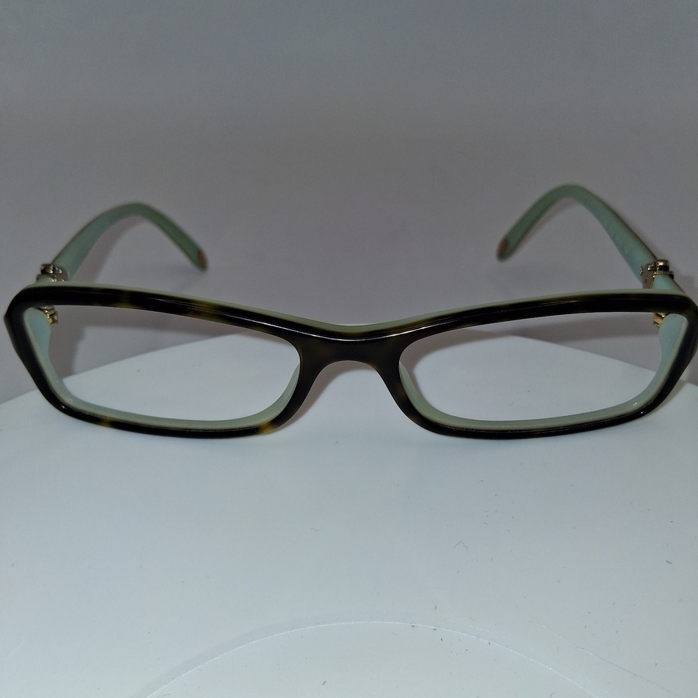 Tiffany & Co. Eyeglasses Frames TF 2061 8134 52- 16- 135 Tortoise Blue Gold